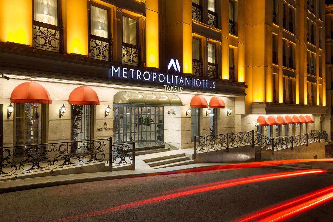 Metropolitan Hotels Taksim Istanbul Exterior photo